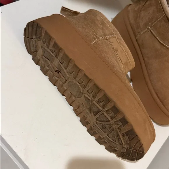 Cozy Tan Faux Fur Lined Boots - Picture 2 of 4